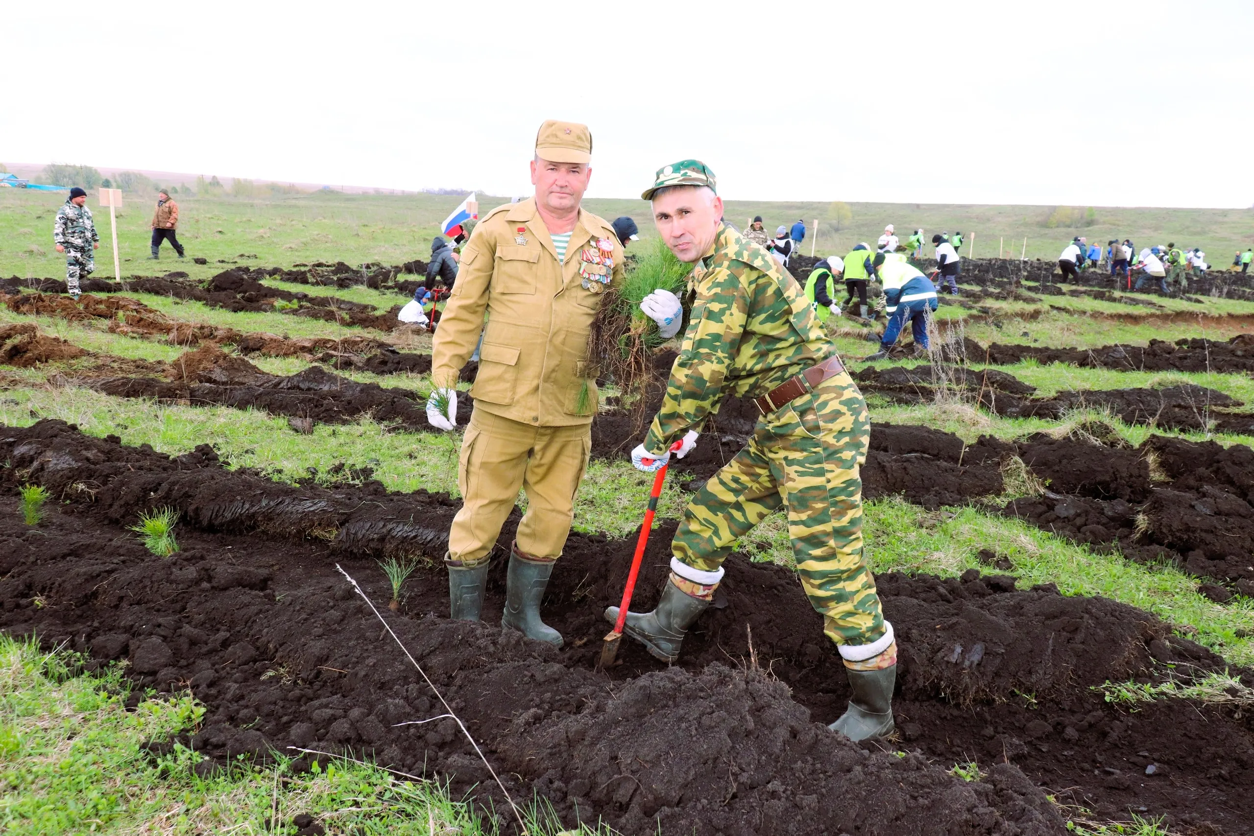В Башкортостане в рамках акции «Сад памяти» высадили «Лес Героев»