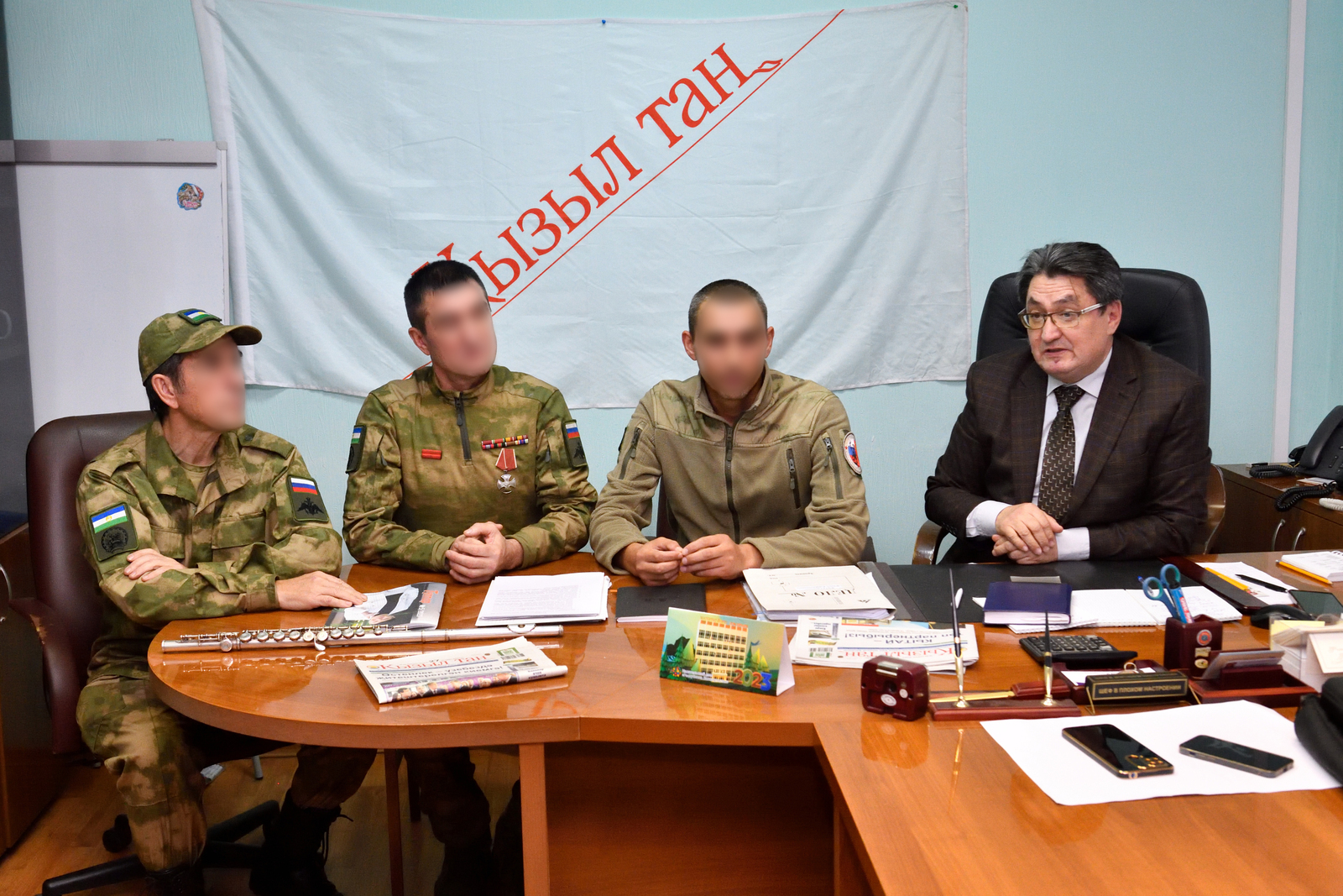 Альберт ЗАГИРОВ. В Уфе военнослужащие СВО встретились с журналистами