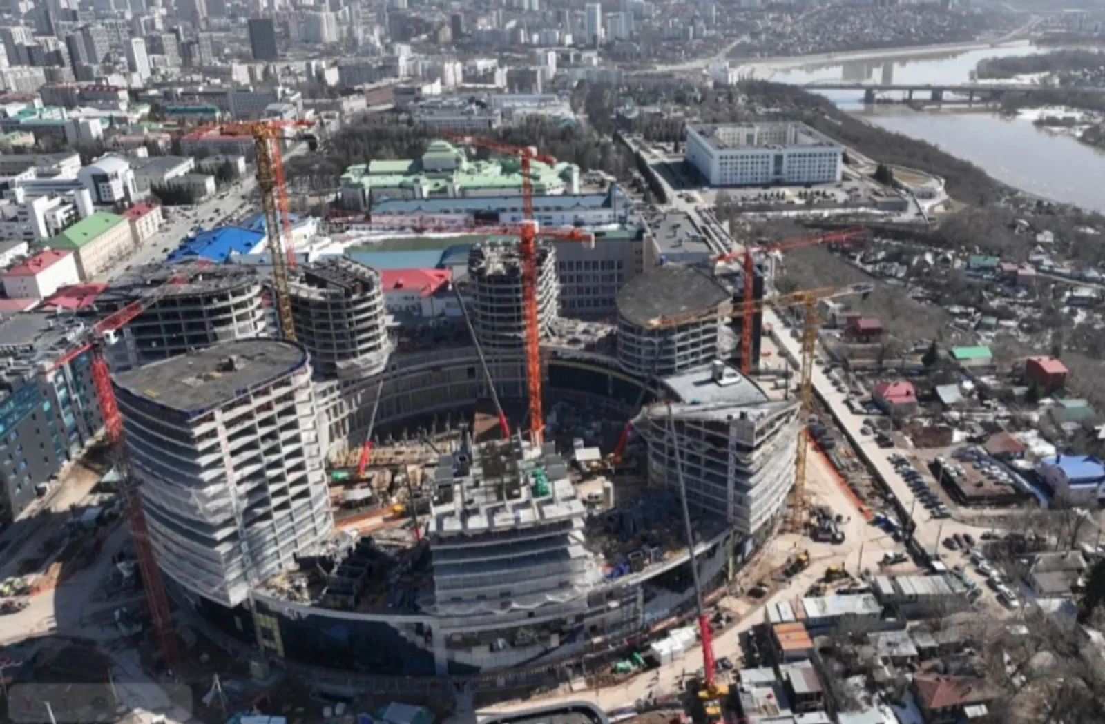 В Башкортостане продолжается строительство Межвузовского студенческого кампуса