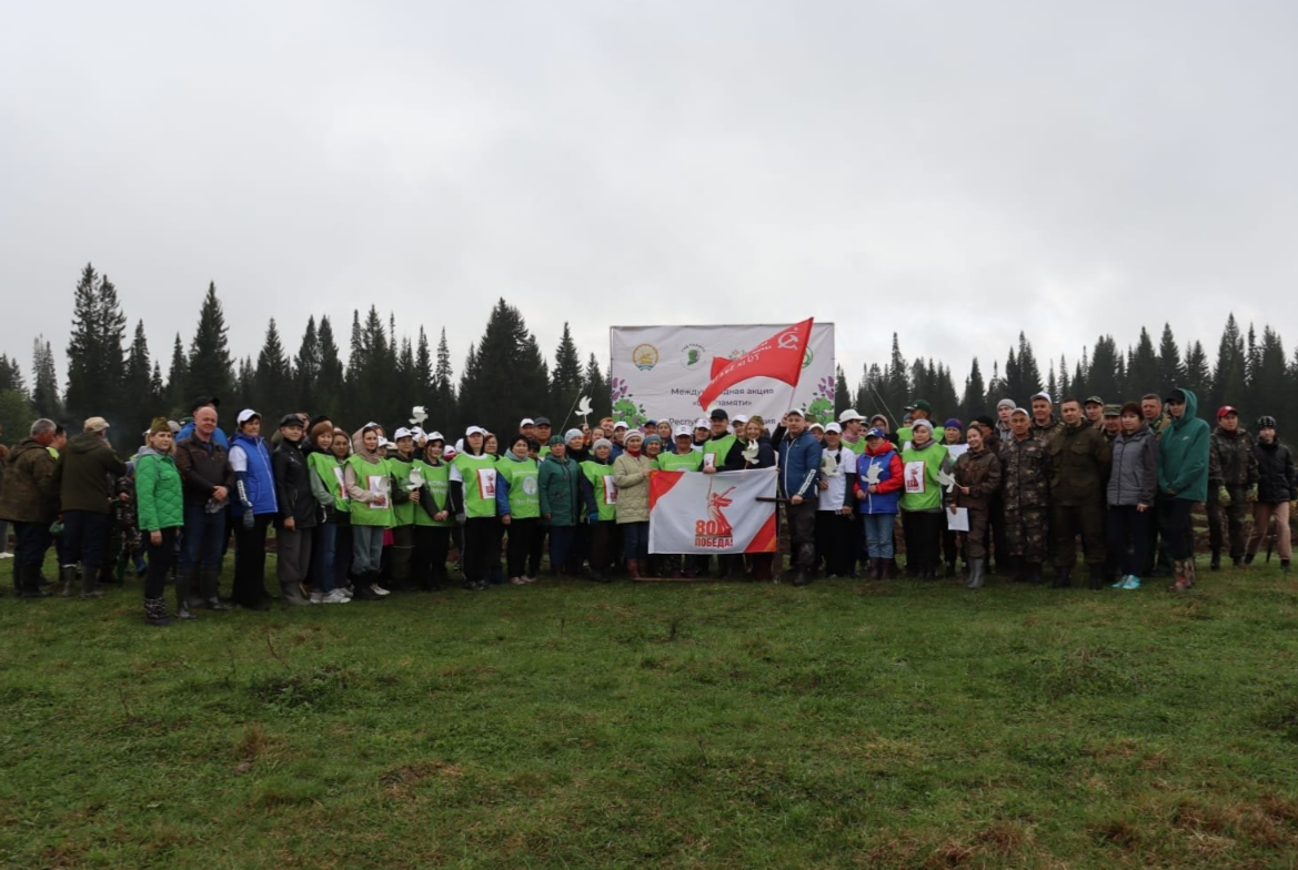 В Башкортостане в рамках акции «Сад памяти» высадили более 1,8 млн деревьев
