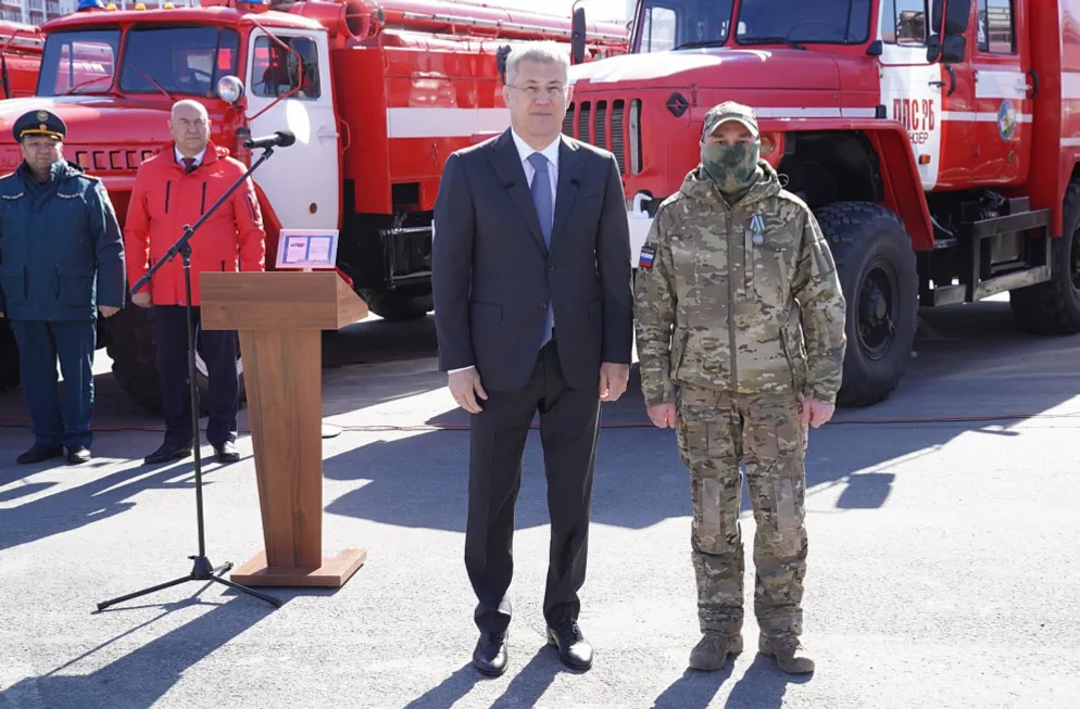 Пожарные Башкортостана в преддверии праздника получили новую технику