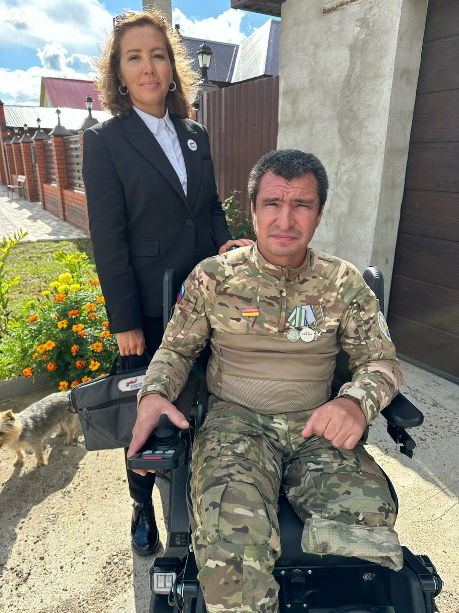 Ветеран СВО из Башкирии получил многофункциональную коляску