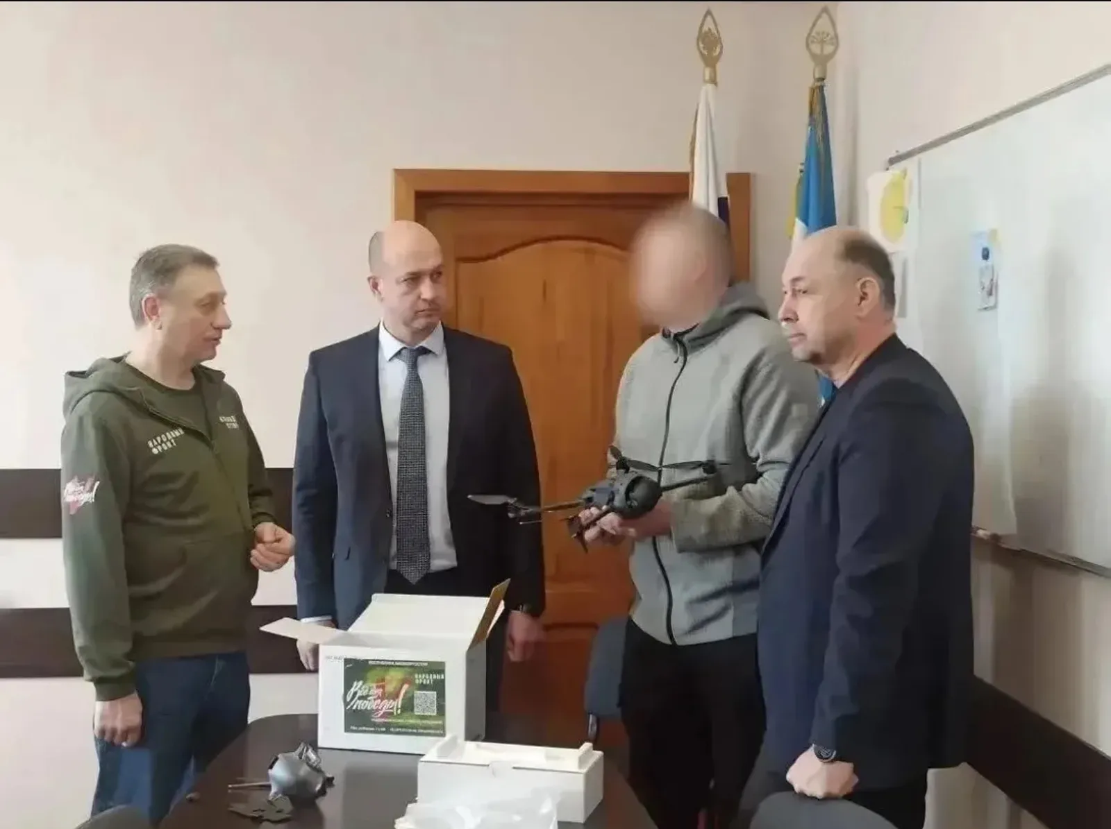 «Птички» для победы: Союз журналистов РБ передал технику бойцу на СВО