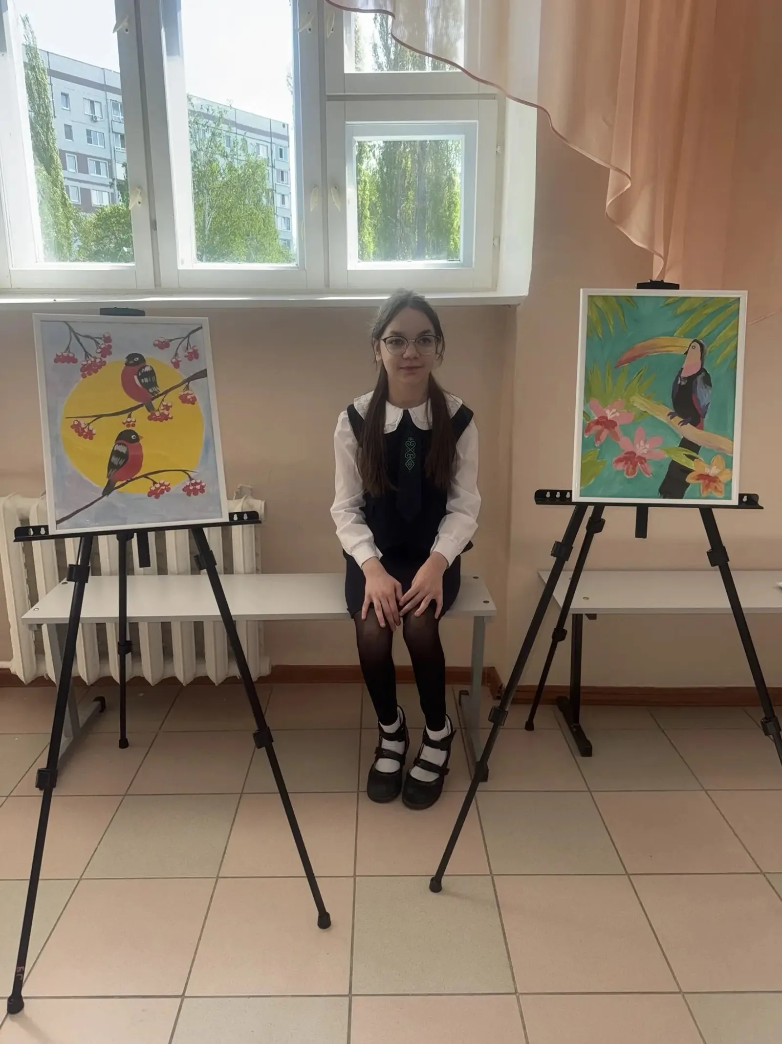 Вопреки болезни, агидельская школьница покоряет вершины творчества.