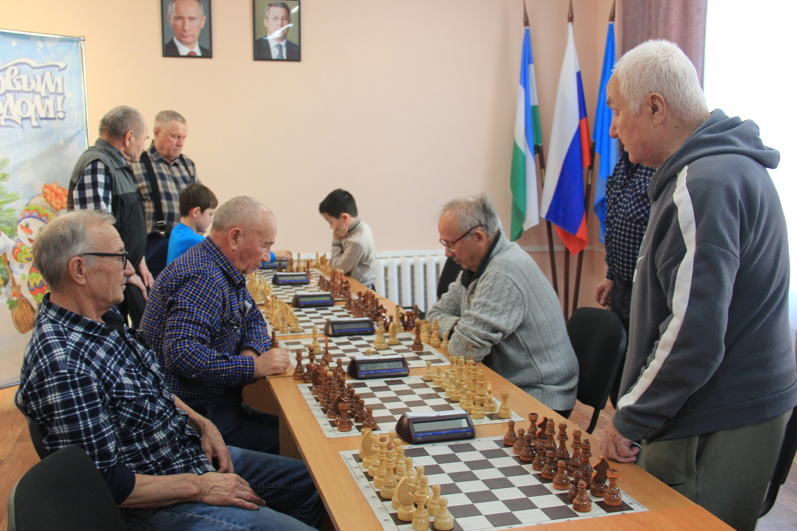 Шахматная битва в Агидели