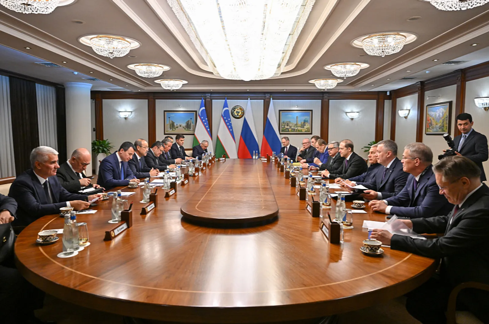 Встреча с Премьер-министром Узбекистана Абдуллой Ариповым